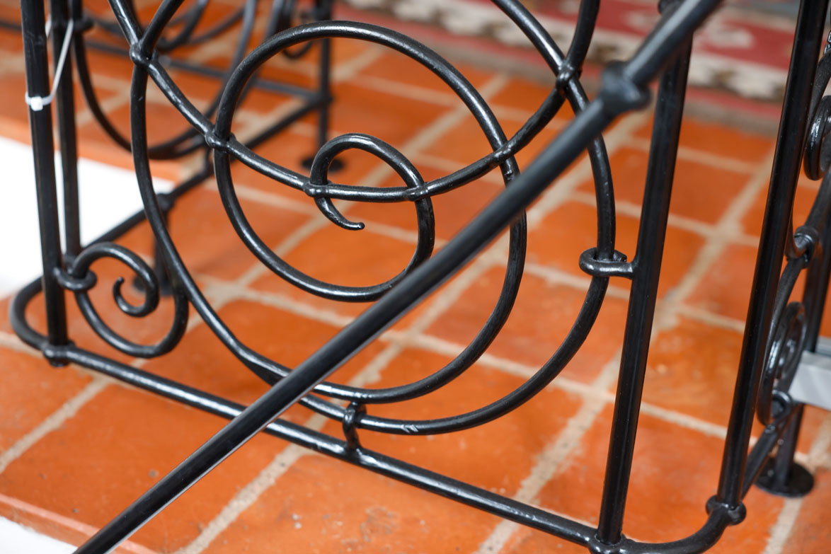 Detail des historischen Treppengeländers